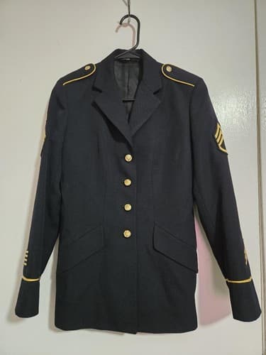 ASU Coat Service Jacket Dress Army Size: (8/MR) #G46g