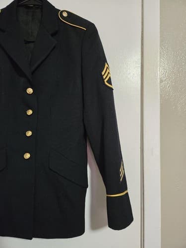 ASU Coat Service Jacket Dress Army Size: (8/MR) #G46g - Thumbnail 3