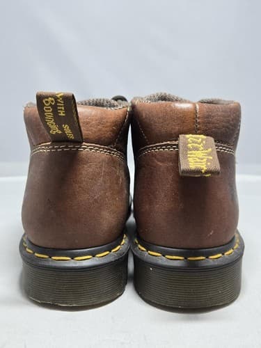Dr. Martens Industrial Steel Toe Brown Leather Work Boots Men's Size 7 #DC54 - Thumbnail 3