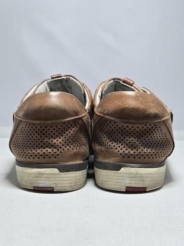 Kizik Men's Lima Leather Slip-On Sneakers Brown Hands-Free Comfort Size 12 #DC52 - Thumbnail 3