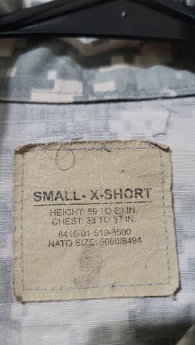 ACU Digital Jacket Small Extra-Short #84k - Thumbnail 6