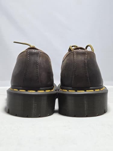 Dr. Martens AirWair Brown Leather Oxford Shoes Men's 6 Women's 7 Lace Up #DC53 - Thumbnail 3