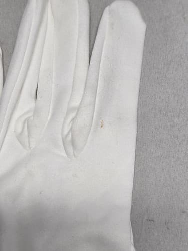 USGI Military White Dress Parade Gloves Men's Medium Cotton Formal - Thumbnail 3
