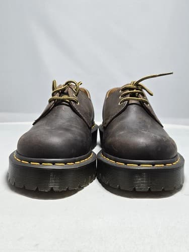 Dr. Martens AirWair Brown Leather Oxford Shoes Men's 6 Women's 7 Lace Up #DC53
