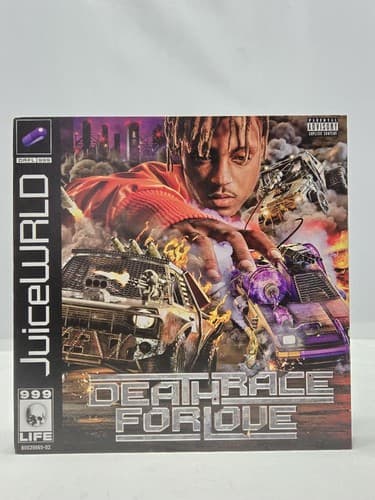 Juice WRLD Death Race For Love Wall Art Poster 8x8 Foam Backing Mounted