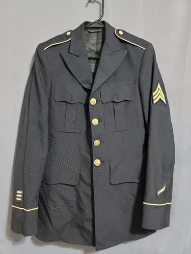 ASU Coat Men's Service Jacket Dress Army Blue Size: (36/R) #86t
