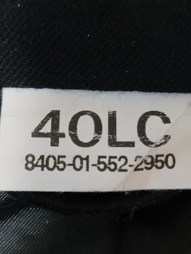 ASU Coat Men Jacket Dress Army Blue 450 Size (40/LC) NSN: 8405-01-552-2950 #D88d - Thumbnail 7