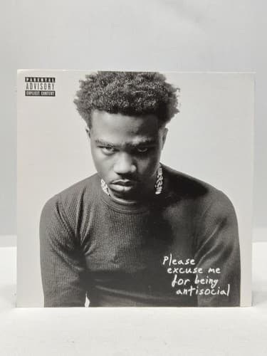 Roddy Ricch Please Excuse Me For Being Antisocial Wall Art 8x8 Foam Backing
