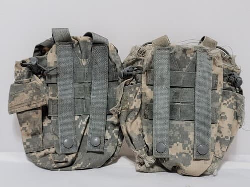 Lot of 4 -2 Canteen carriers , single and 3mag holder #69t - Thumbnail 2