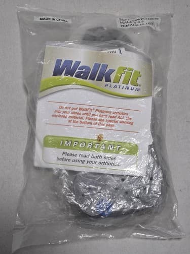 WalkFit Platinum Orthotic Shoe Inserts Arch Support Pain Relief Mens Womens #Q5q