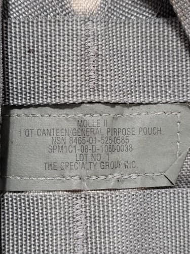 Lot of 4 -2 Canteen carriers , single and 3mag holder #69t - Thumbnail 3