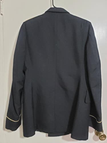 ASU Coat Men Jacket Dress Army Blue 450 Size (40/LC) NSN: 8405-01-552-2950 #D88d - Thumbnail 6