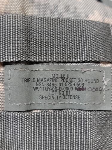 Lot of 4 -2 Canteen carriers , single and 3mag holder #69t - Thumbnail 6