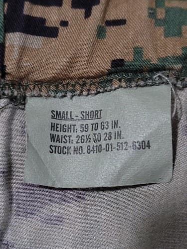 Small - Short USMC Marine Corps Woodland Digital MCCUU Pants trousers #50z - Thumbnail 3