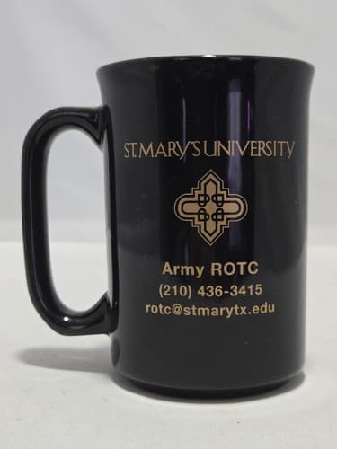 St. Mary's University ROTC Coffee Mug College Alumni Spirit Ceramic Tea Cup
