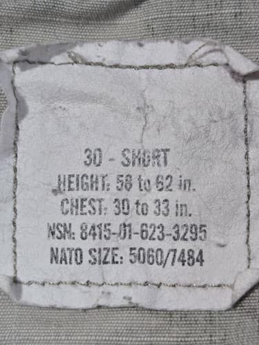 OCP Multicam Jacket 30/Short NSN: 8415-01-623-3295 #D9d - Thumbnail 5