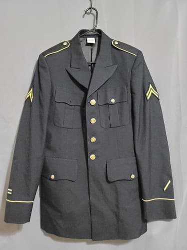 ASU Coat Men's Service Jacket Dress Army Blue Size: (36/L) #4w