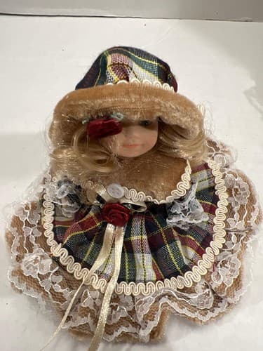 Lot 7 Vintage Mini Porcelain Dolls Victorian Fancy Friends Baby Collectibles - Thumbnail 9