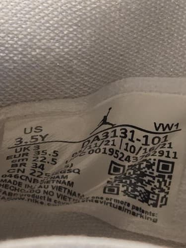 Nike Big Kids Basketball Shoes 3.5Y White/Mint Green Athletic Sneakers #K55k - Thumbnail 7
