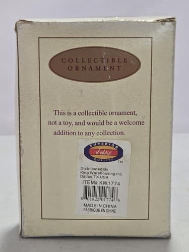 Vintage Collectible Doll Keychain Ornament Miniature Porcelain Style w/ Box - Thumbnail 3