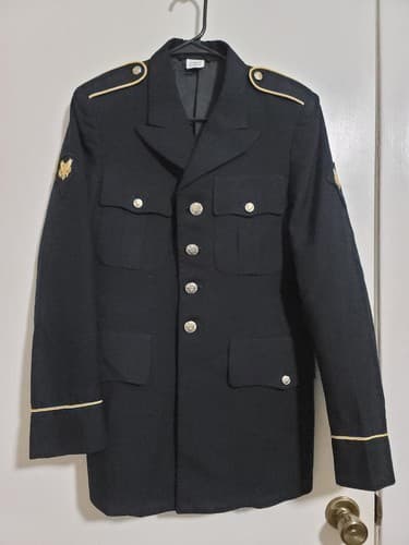 ASU Coat Men's Service Jacket Dress Army Blue 450 Size: (35/RC) #49z