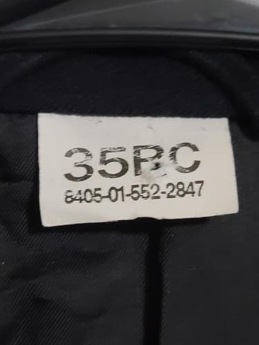 ASU Coat Men's Service Jacket Dress Army Blue 450 Size: (35/RC) #49z - Thumbnail 3