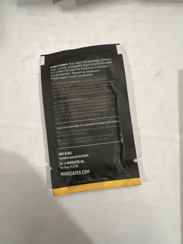 MANSCAPED The Crop Mop Anti-Chafing Groin Wipes – 22 Pack New Free Ship - Thumbnail 3