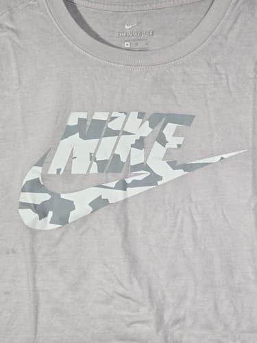 Nike Camo Logo Swoosh Graphic T-Shirt Pink Men's Size Medium #R57r - Thumbnail 4