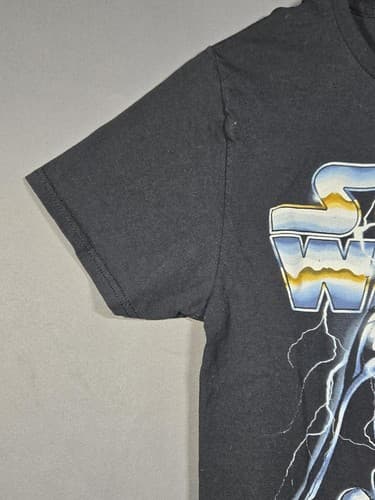 Star Wars Darth Vader Force Lightning Black Graphic T-Shirt Kids Size S (8) #R58 - Thumbnail 2
