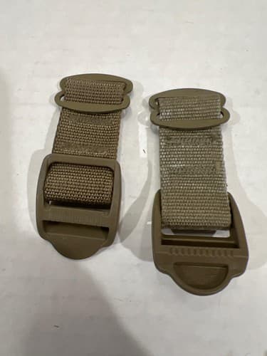 Lot of 2 OCP Coyote Tan Load Lifter Attachment Straps – Used US Military
