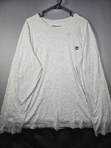 Timberland Established 1973 Graphic Long Sleeve T-Shirt Gray Men's XXL #R61r - Thumbnail 2