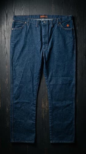 Wrangler FR Riggs Workwear Flame Resistant Jeans Blue Straight Leg Men's 44x32 - Thumbnail 4