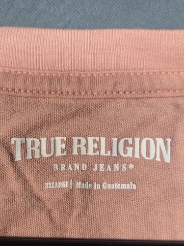 True Religion Men's Graphic T-Shirt Lot of 2 Navy & Pink Sizes XL & 3XL #R54r - Thumbnail 16