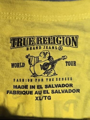 True Religion Men's Graphic T-Shirt Lot of 2 Navy & Pink Sizes XL & 3XL #R54r - Thumbnail 7