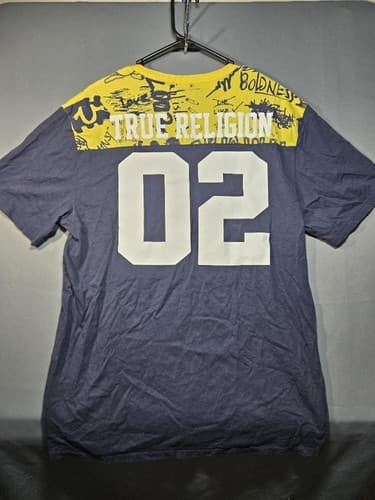 True Religion Men's Graphic T-Shirt Lot of 2 Navy & Pink Sizes XL & 3XL #R54r - Thumbnail 6