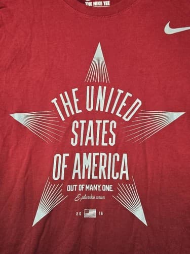 Nike Sportswear Heritage Fanny Pack + Red USA Graphic T-Shirt Men’s Size M #S91s - Thumbnail 5