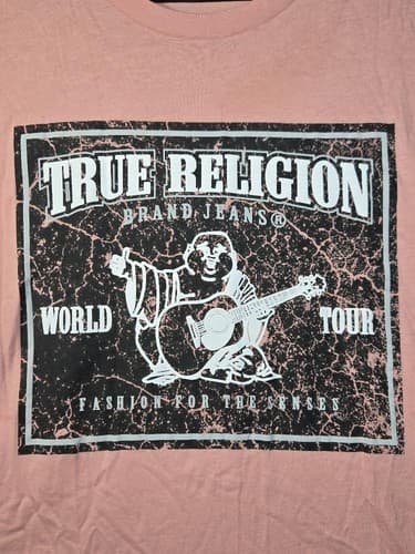 True Religion Men's Graphic T-Shirt Lot of 2 Navy & Pink Sizes XL & 3XL #R54r - Thumbnail 14