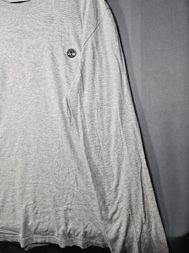Timberland Established 1973 Graphic Long Sleeve T-Shirt Gray Men's XXL #R61r - Thumbnail 4