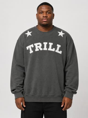 Zero Quality Been Trill 23 Streetwear Graphic Sweatshirt Men's 2XL Black #S125s