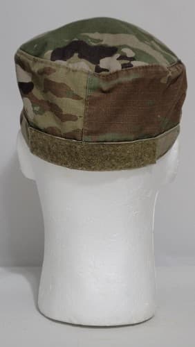 US Army OCP Camouflage Patrol Cap 7 1/8 #72L - Thumbnail 3