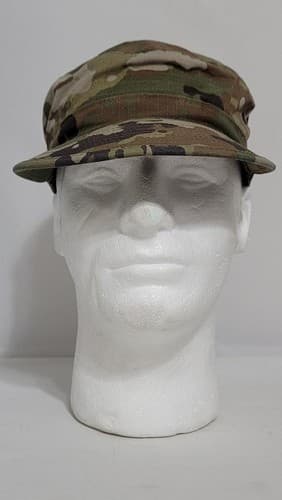 US Army OCP Camouflage Patrol Cap 7 1/8 #72L
