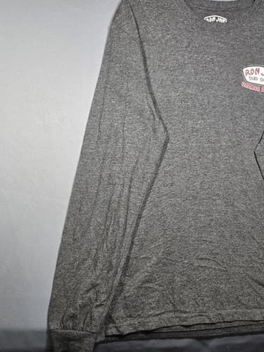 Ron Jon Surf Shop Orange Beach Long Sleeve Graphic T-Shirt Gray Men's Sz M #R56r - Thumbnail 3