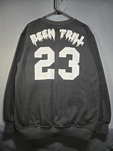 Zero Quality Been Trill 23 Streetwear Graphic Sweatshirt Men's 2XL Black #S125s - Thumbnail 6