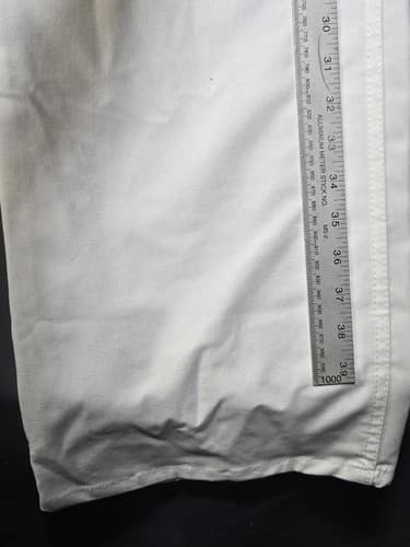Genuine Dickies Men's Utility Work Pants White Relaxed Fit Straight Leg 44x30 - Thumbnail 7