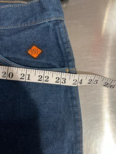Wrangler FR Riggs Workwear Flame Resistant Jeans Blue Straight Leg Men's 44x32 - Thumbnail 10