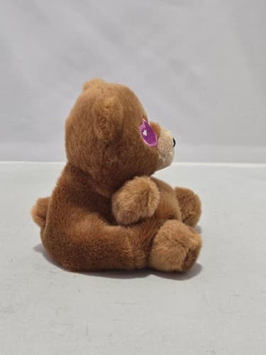 Aurora Brown Bear Plush Heart Eyes Purple Glasses Stuffed Animal Toy Cute #R79r - Thumbnail 2