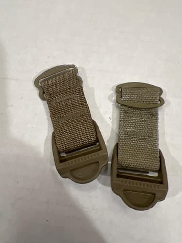 Lot of 2 OCP Coyote Tan Load Lifter Attachment Straps – Used US Military - Thumbnail 3