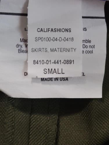 SMALL ASU Marine Corps Maternity Skirt Uniform #58z - Thumbnail 3