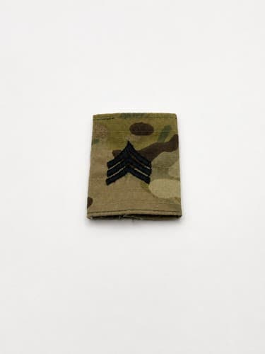 US Army SGT E-5 Rank Tab Patch Multicam OCP GORE-TEX Parka – Used