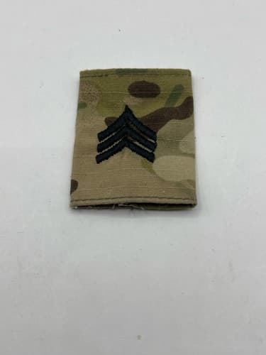 US Army SGT E-5 Rank Tab Patch Multicam OCP GORE-TEX Parka – Used - Thumbnail 2